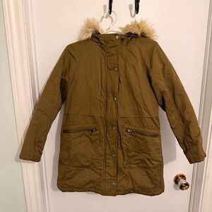 Zara kid’s Faux Fur Autumn/Winter Jacket